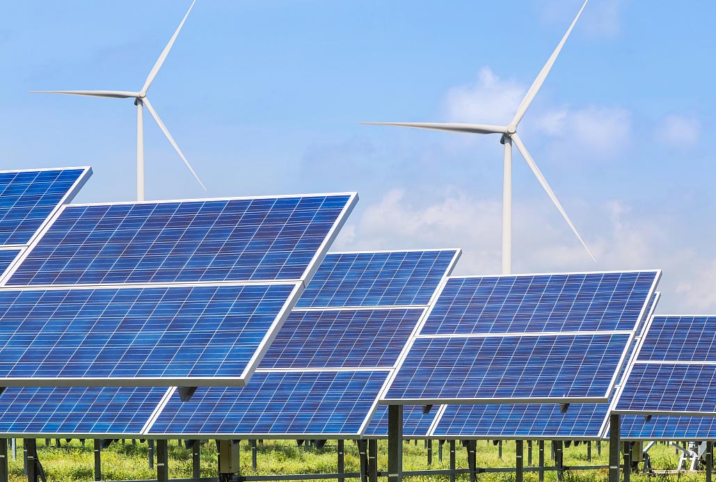 As energias fotovoltaica e eólica vão ser importantes apoios à transição energética na Europa